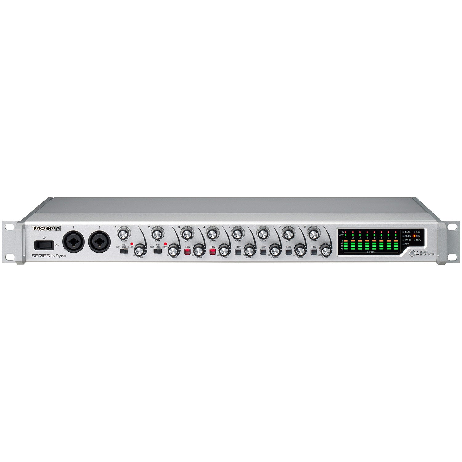 Tascam SERIES 8p Dyna 8-Channel Mic Preamplifier with Analog Compressor