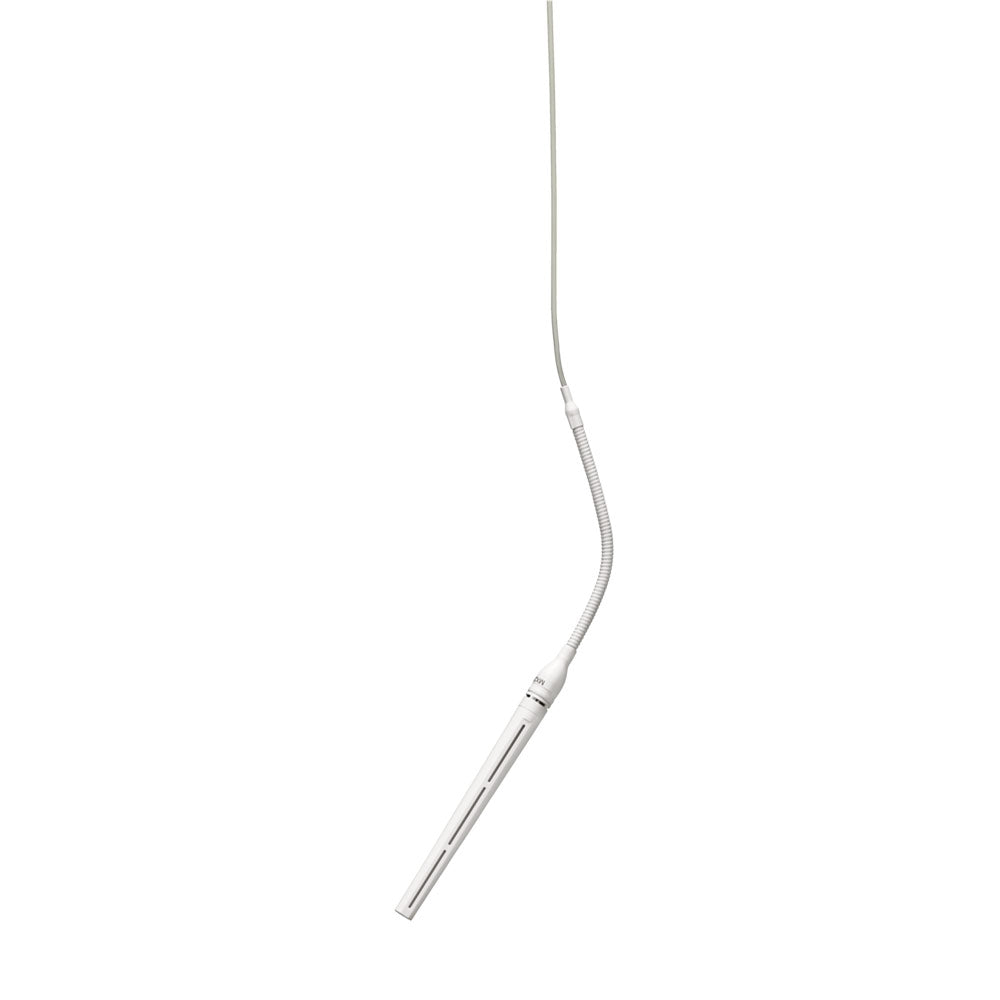 Shure MX202W-A/MS White Overhead Microphone, Mini-Shotgun Cartridge