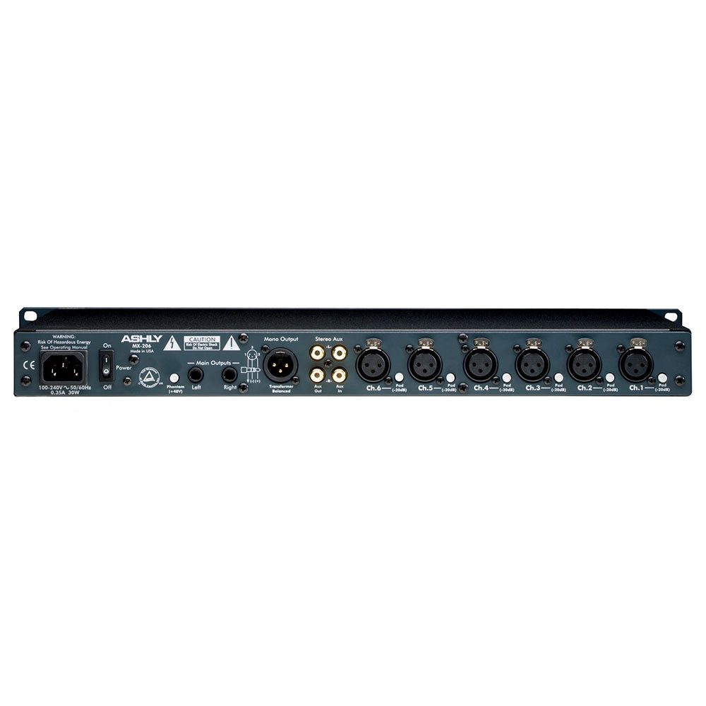Ashly MX-206 Install 6-Channel Analog Mixer