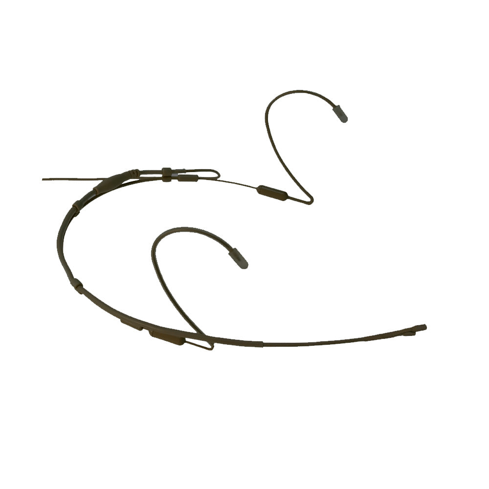 Point Source Audio CO2-8WD-XLE-BL - SERIES8 Omni Dual Element Headset Microphone (Black / TA5F)