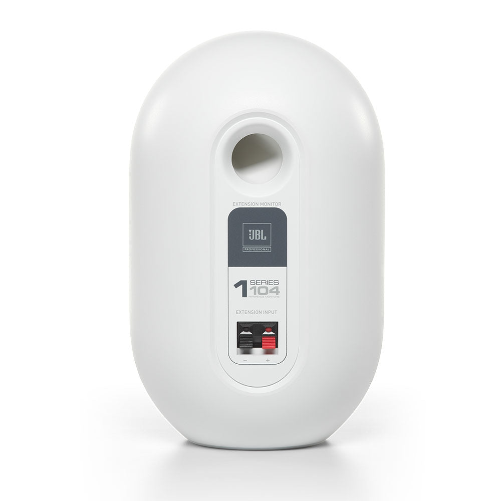 JBL 104BT-WH Compact Desktop Reference Monitors with Bluetooth (White)