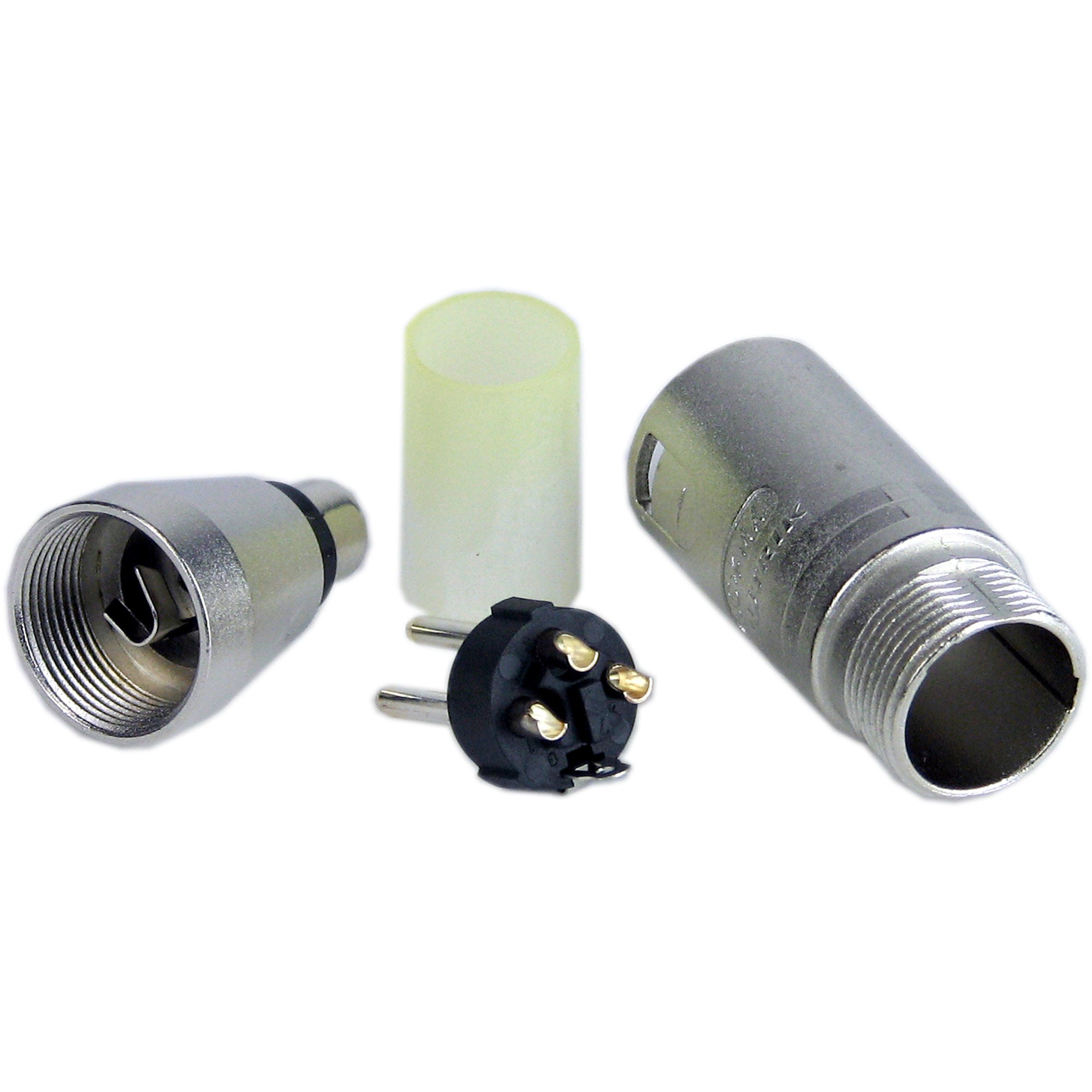 Neutrik NA2MPMF-UW Adapter - 3 Pin Male XLR to RCA Jack - Unwired