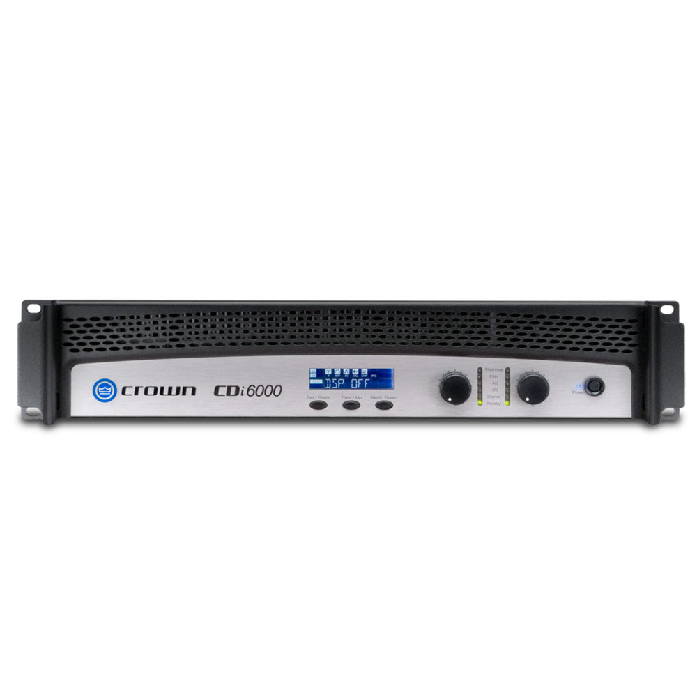 Crown CDI 6000 - Solid-State 2-Channel Power Amplifier with EQ + Delay