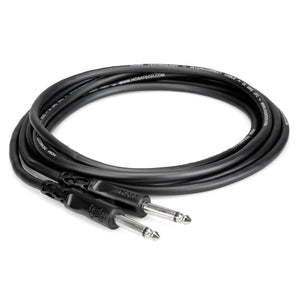 Hosa CPP-105 1/4 inch TS to Same Unbalanced Interconnect Cable, 5 feet