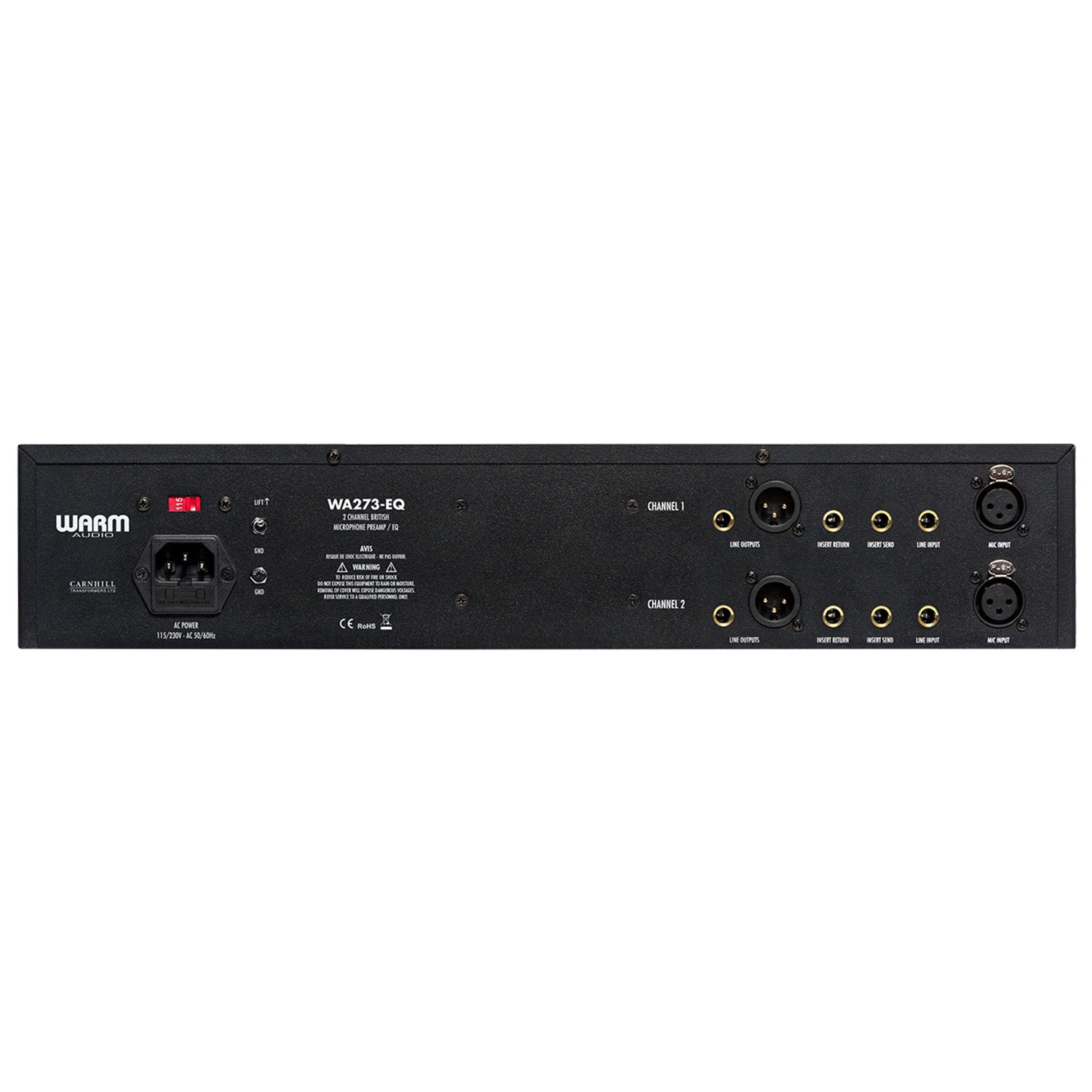 Warm Audio WA273-EQ Dual-Channel Microphone Preamp with EQ Per Channel