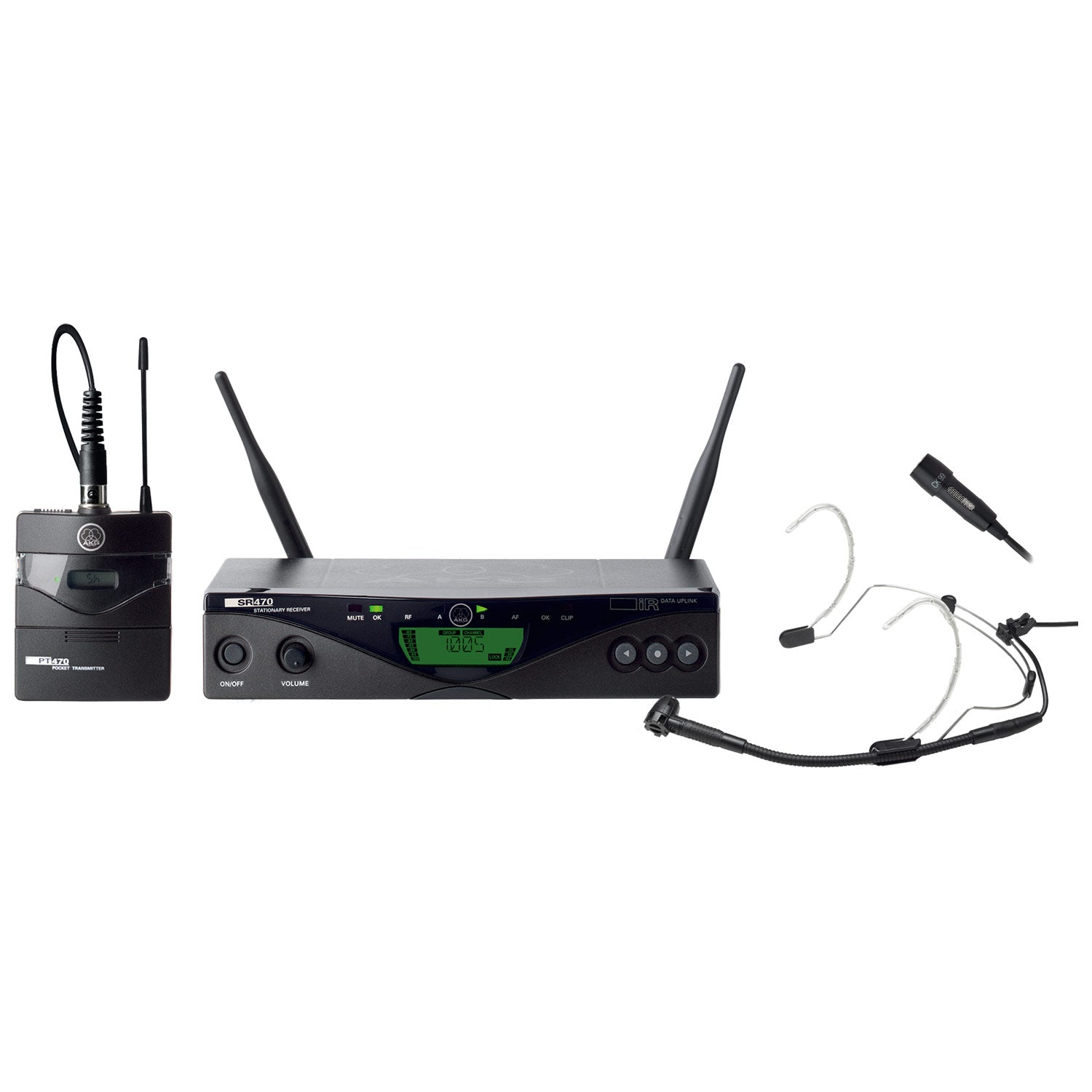 AKG WMS470 Presenter Set Lavalier/Headset Wireless System (BD8 Band / 560 - 600 MHz)