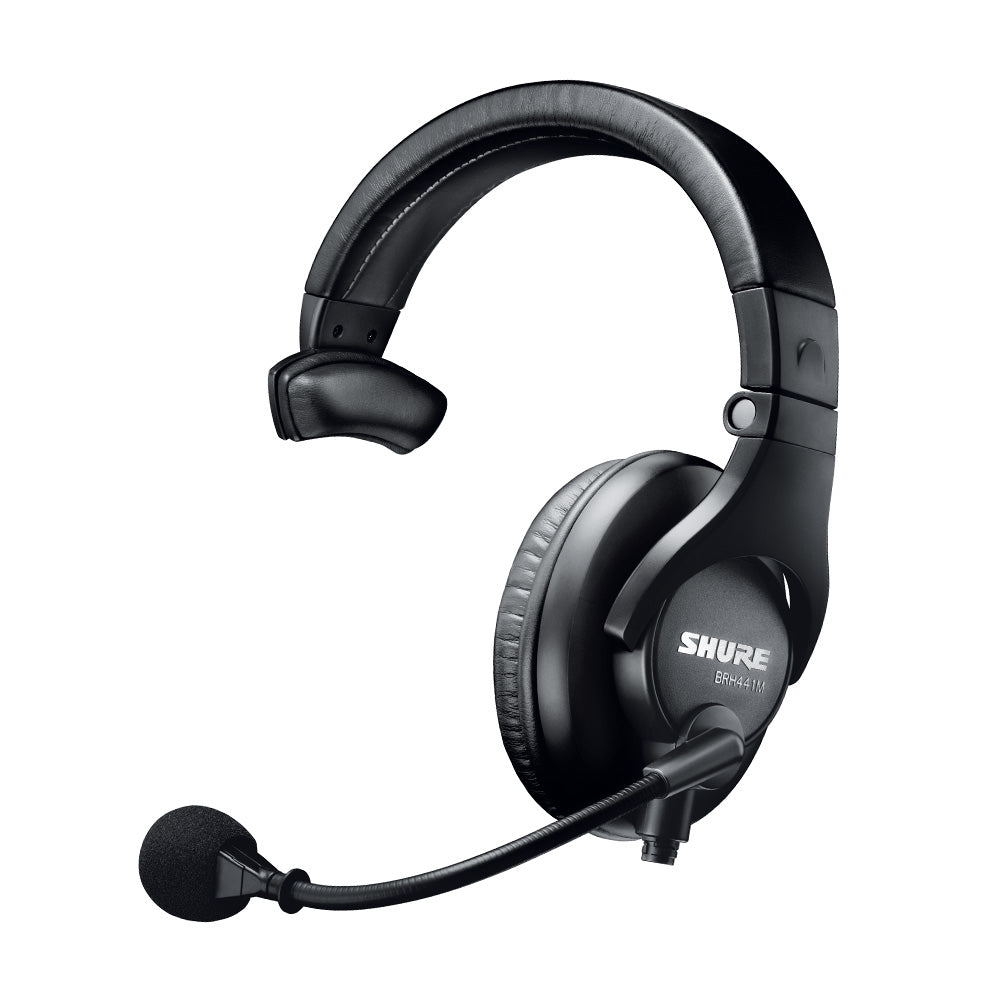 Shure BRH441M-LC Single Sided Broadcast Headset (Requires Cable)