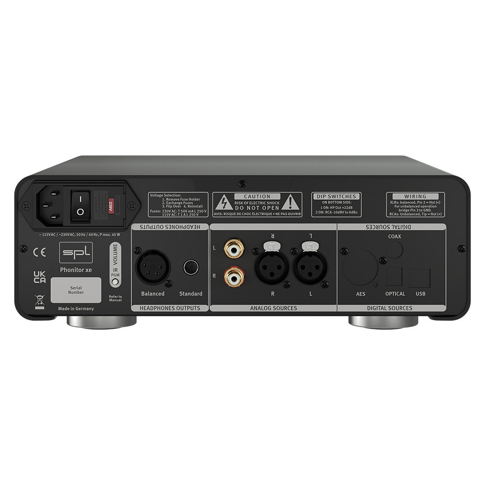 SPL Phonitor XE - High Fidelity Headphone Amplifier (Black)