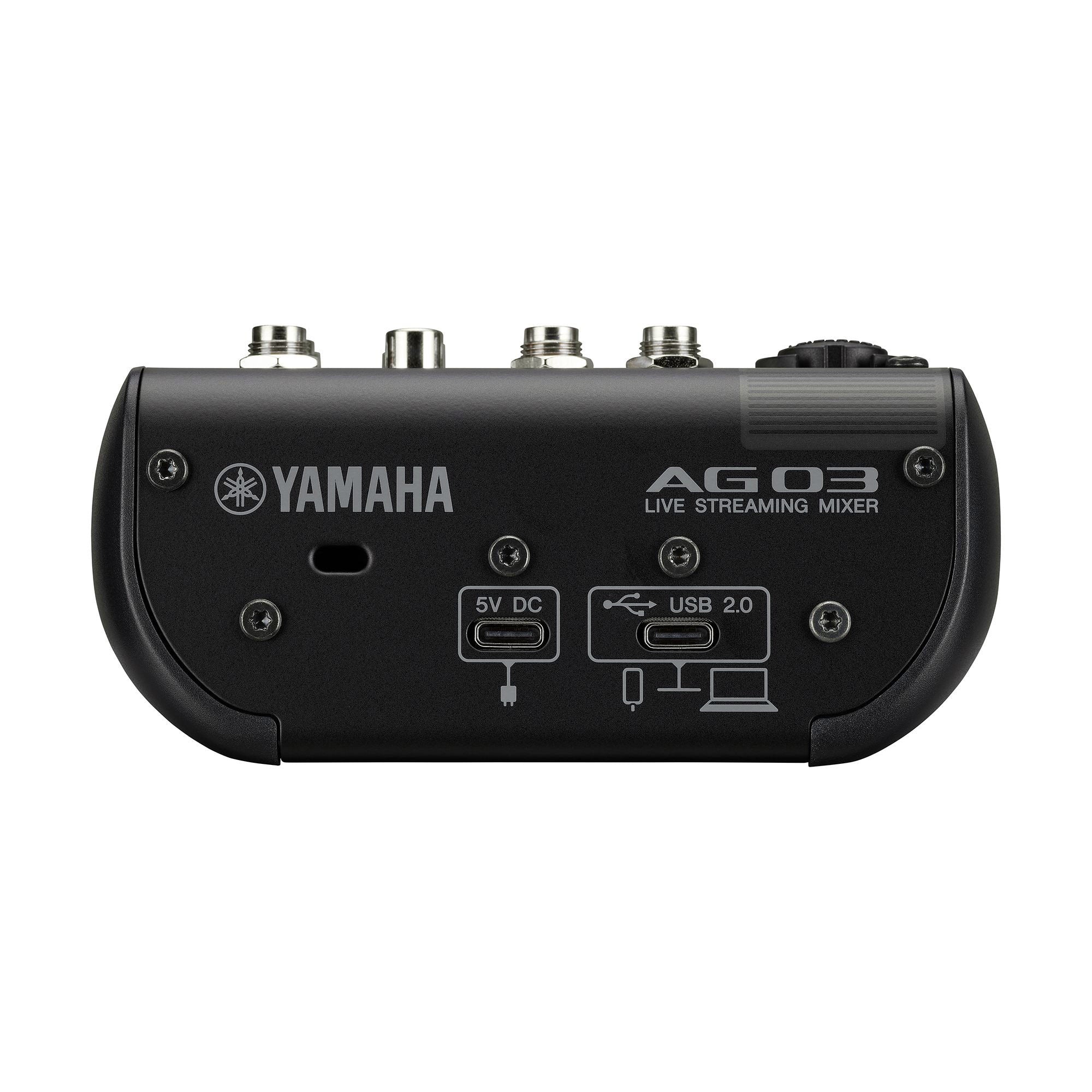 Yamaha AG03MK2 - 3-Channel Mixer for Podcasting and Streaming (Black)