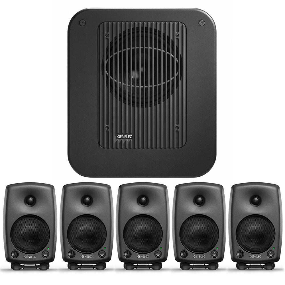 Genelec 8030.LSE PowerPak Plus 5.1 Surround Studio Monitor Bundle