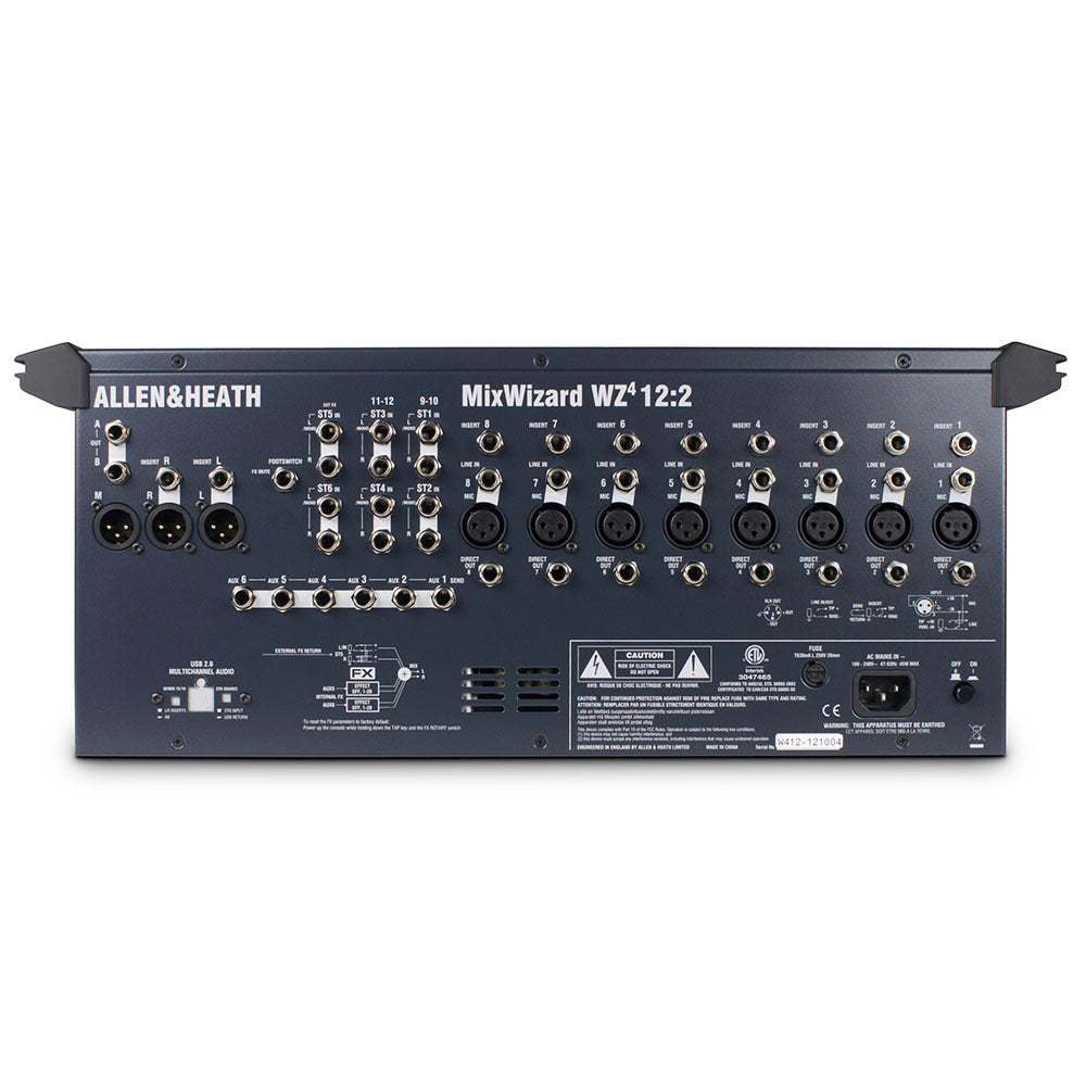 Allen and Heath MixWizard WZ4 12:2 Live Mixer (with Effects)