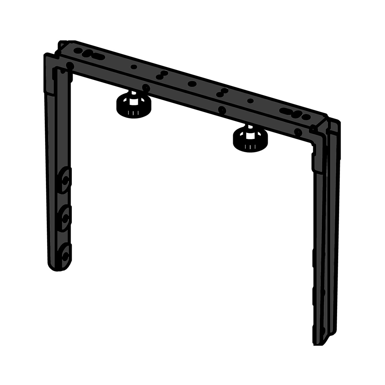 Electro-Voice MFX-UB500-B - U-Bracket for MFX-12MC or MFX-15MC (Black)