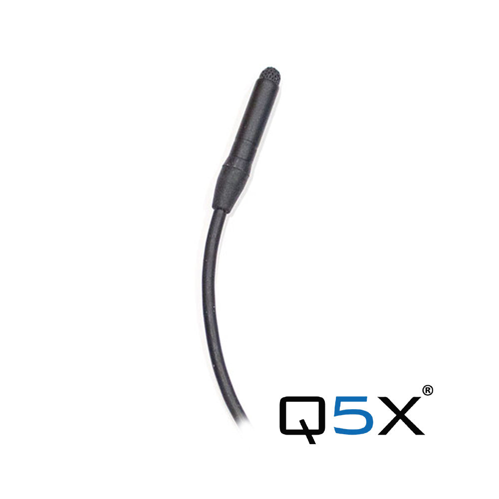 Q5x COS-11D - Sanken Lavalier Microphone with 1-Pin Lemo Connector (Black)