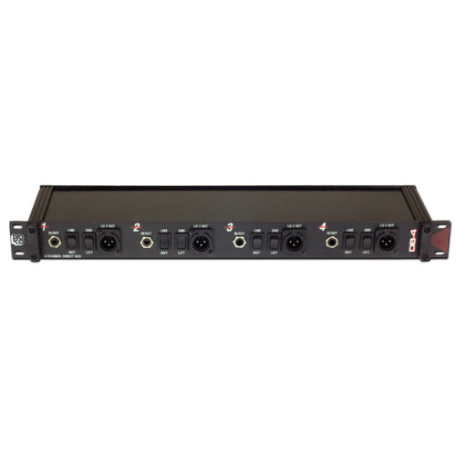 Pro Co DB4A Rack Mount 4-Channel Passive Direct Box