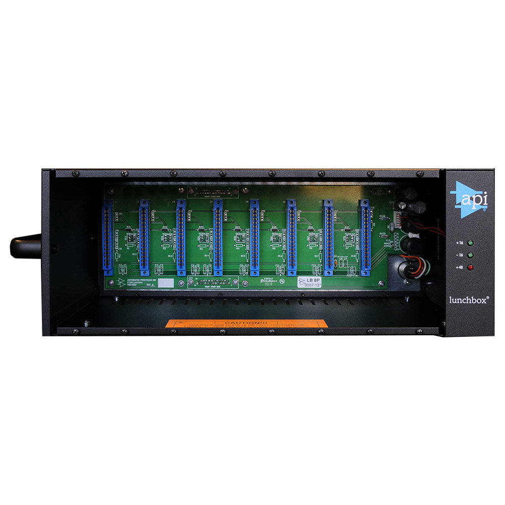 API 8-Slot High-Current Lunchbox 500 Series Chassis (with External Power Supply)