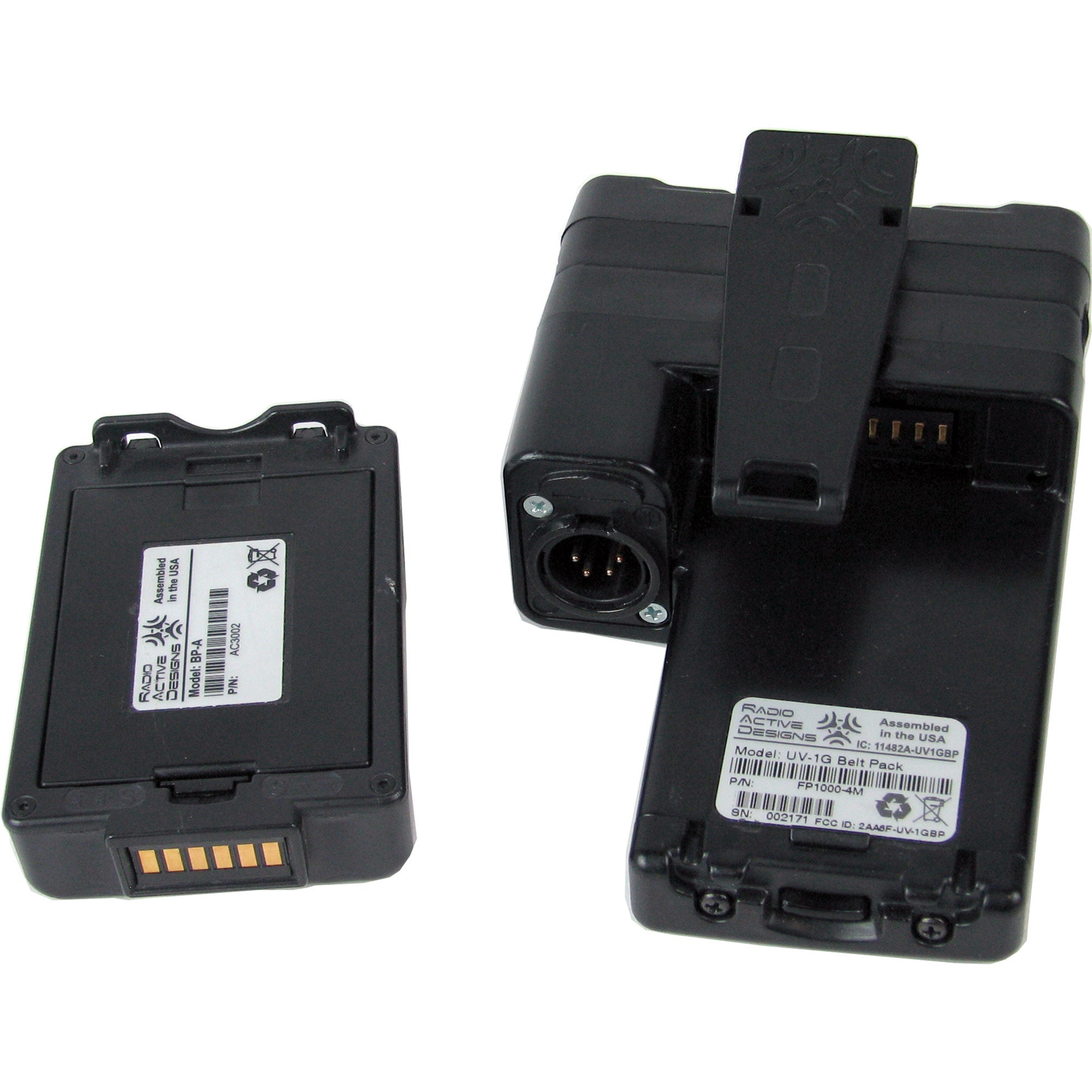 Radio Active Designs V3BP4M Wireless Intercom Beltpack (A4M Connector) - B-Stock