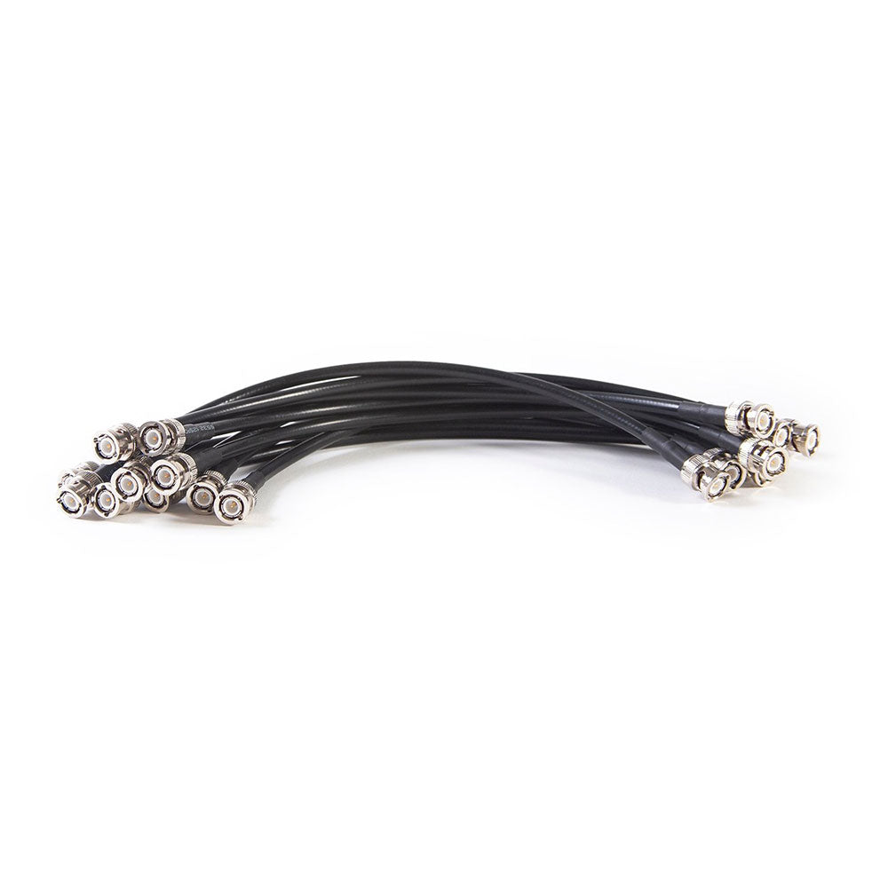 RF Venue RG8X Premium BNC Antenna Interconnect Cables (2 Foot / 10 Pack)