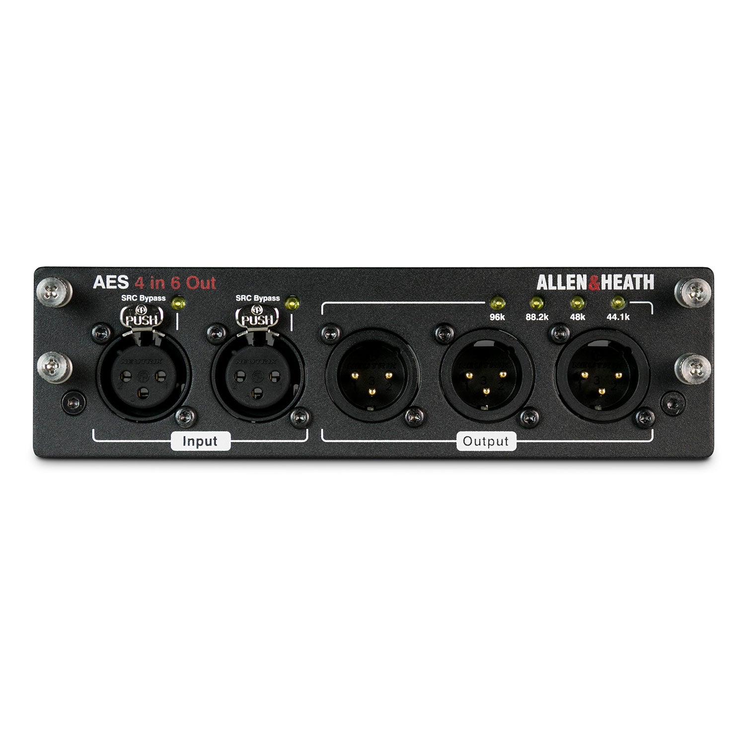 Allen and Heath M-DL-AES4I60-A AES3 4-In/6-Out Expansion for dLive Series Mixers