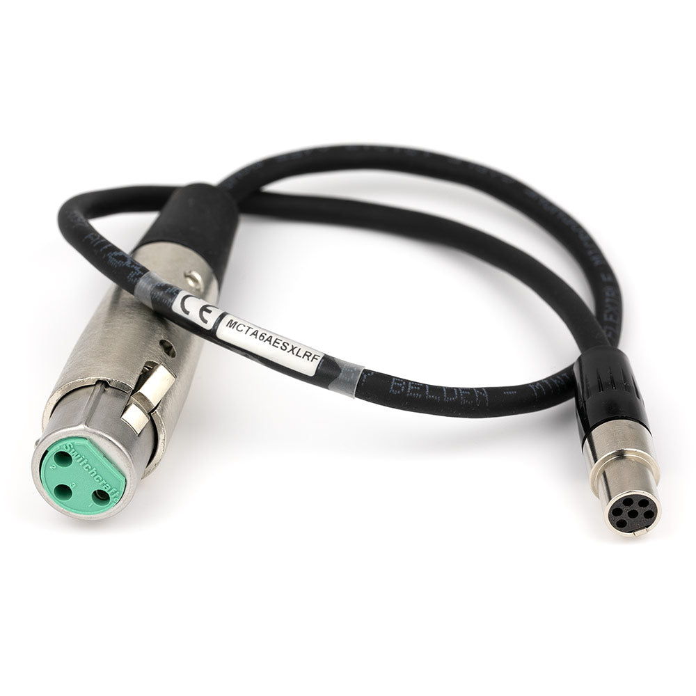 Lectrosonics MCTA6AESXLRF - TA6F to XLR Female AES3 Adapter Cable