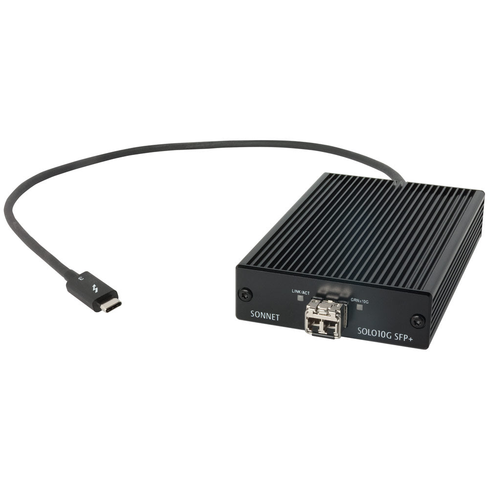 Sonnet SOLO10G-SFP-T3 - Solo10G SFP+ 10GbE Thunderbolt Adapter with SFP+ Module