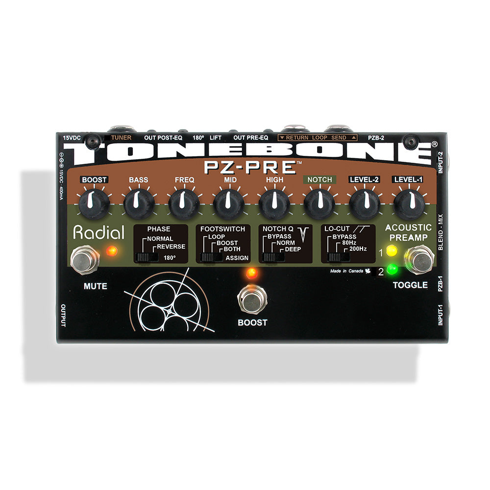 Radial Engineering ToneBone PZ-Pre Dual Instrument Preamplifier