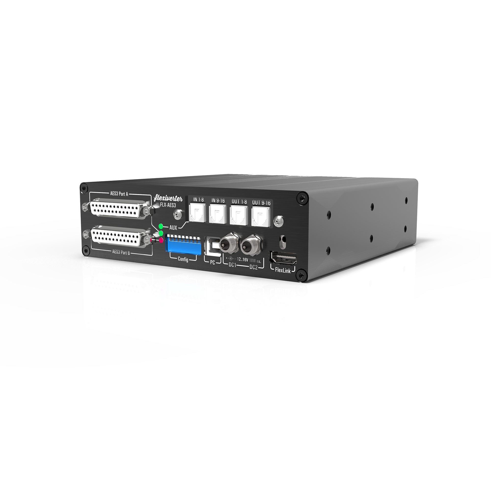 Appsys Pro Audio FLX-AES3 Flexiverter - 16-Channel AES3 Digital Audio Converter
