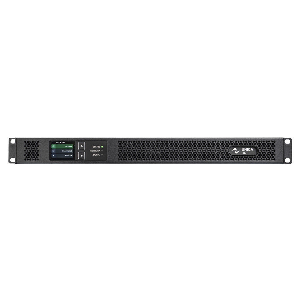 Powersoft Unica 4L 9K4 - 9000W Four-Channel Cloud-Based Amplifier Platform