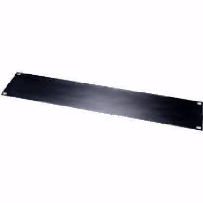 Middle Atlantic HBL3 Three Space 1/8Ó Flat Aluminum Blank Panel - Black