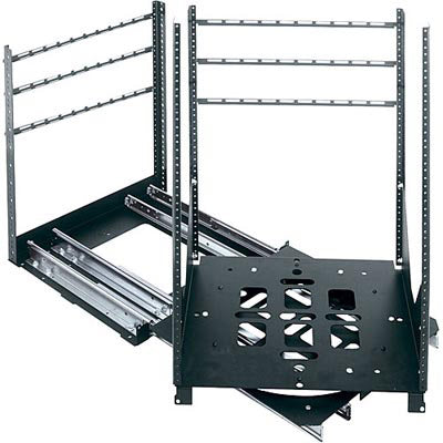 Middle Atlantic SRSR-4-14 14-Space Rotating Sliding Rail System with 250 Pound Capacity