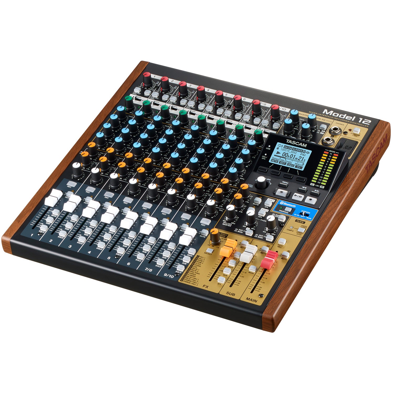Tascam Model 12 Integrated Production Suite - Mixer/Interface/Recorder/Controller