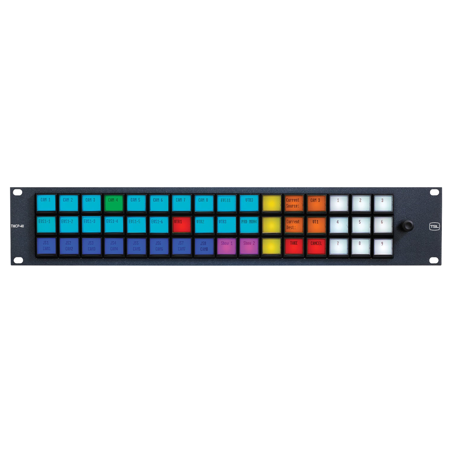 TSL TMCP-48-MK2 - 48-Button Controller for TallyMan System