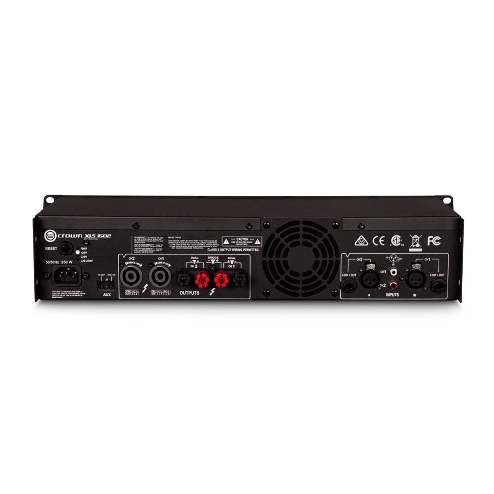 Crown XLS1502 DriveCore Two-Channel 525W @ 4 Ohm Power Amplifier