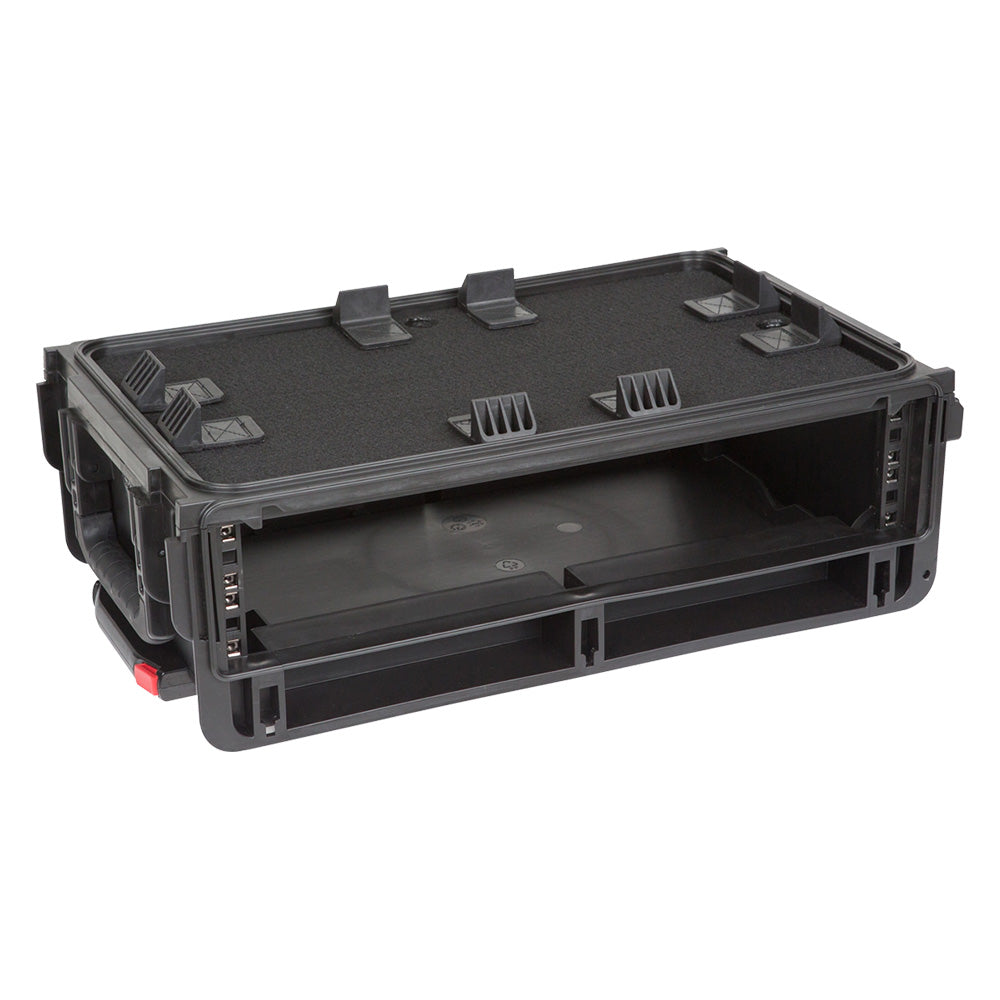SKB 1SKB-ISF2U - Injection Molded 2U Studio Flyer Rack Case