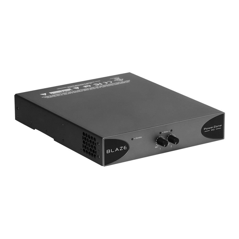 Blaze Audio PowerZone 252 - Compact 2 x 125W Install Power Amplifier