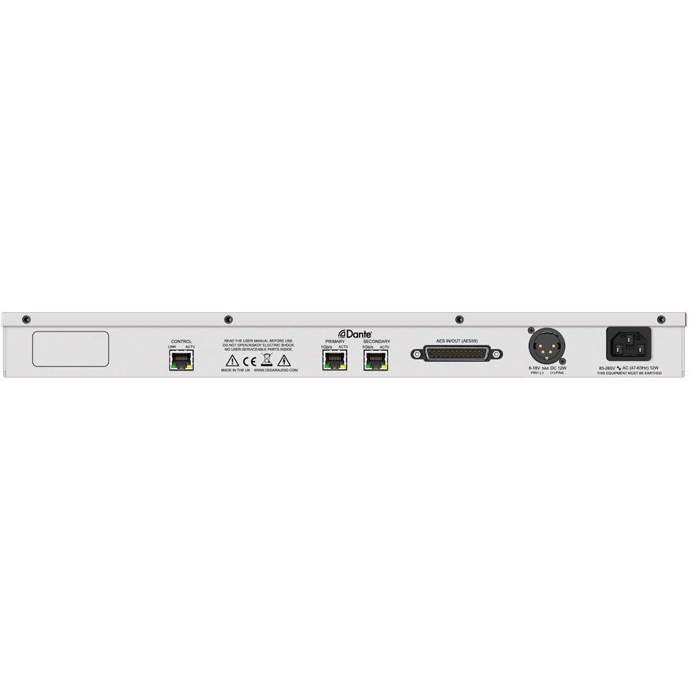CEDAR Audio DNS 8D Eight-Channel Digital Noise Suppressor with Dante