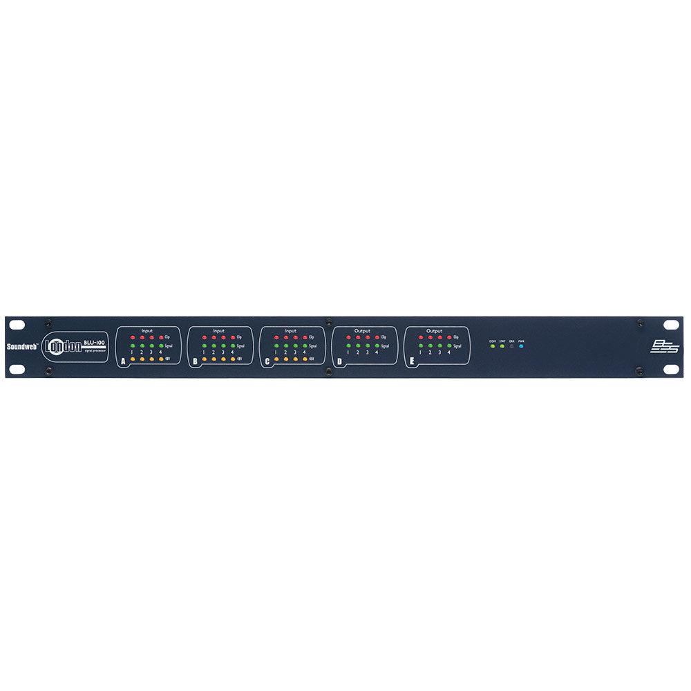 BSS BLU-100 SoundWeb London 12x8 Signal Processor (with BLU link)