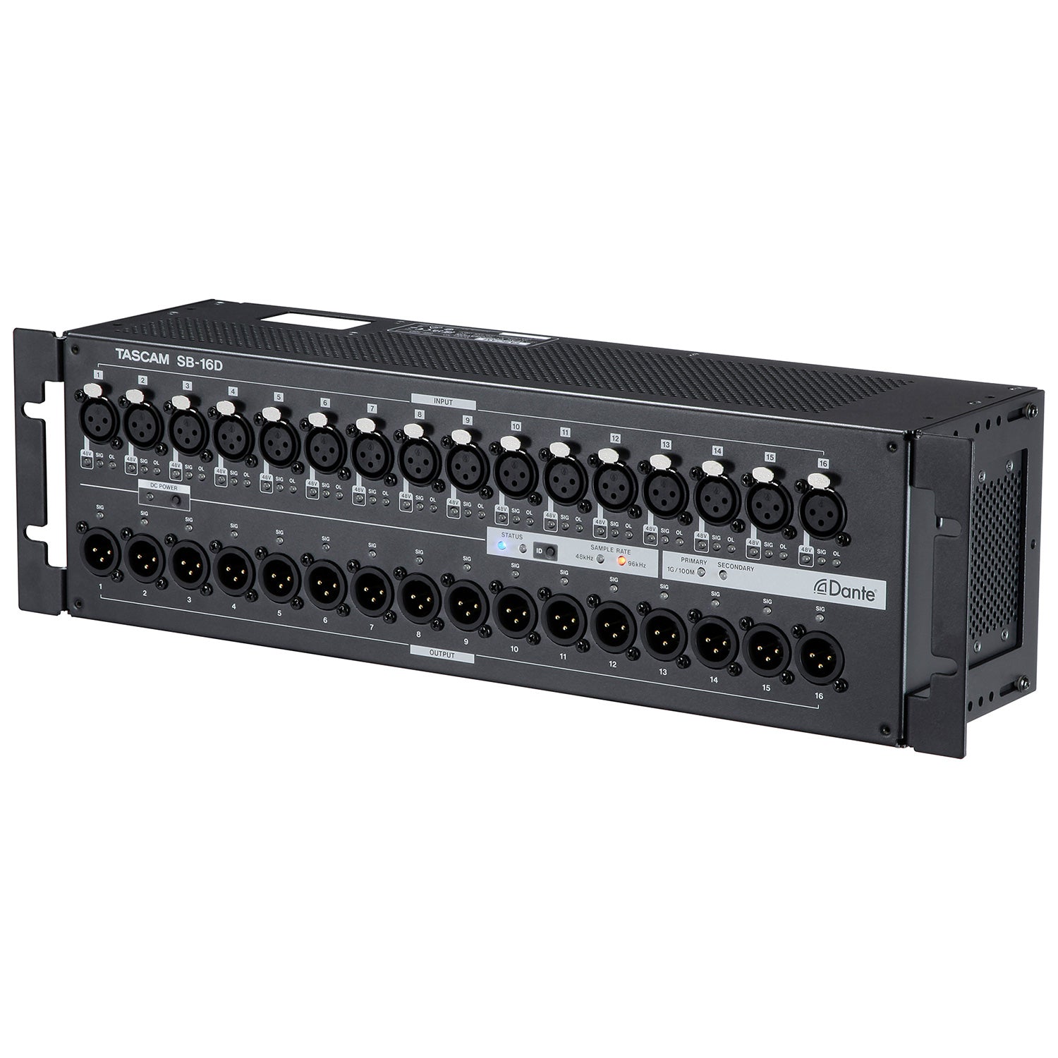 Tascam SB-16D - 16x16 Dante Stage Box for SonicView Series