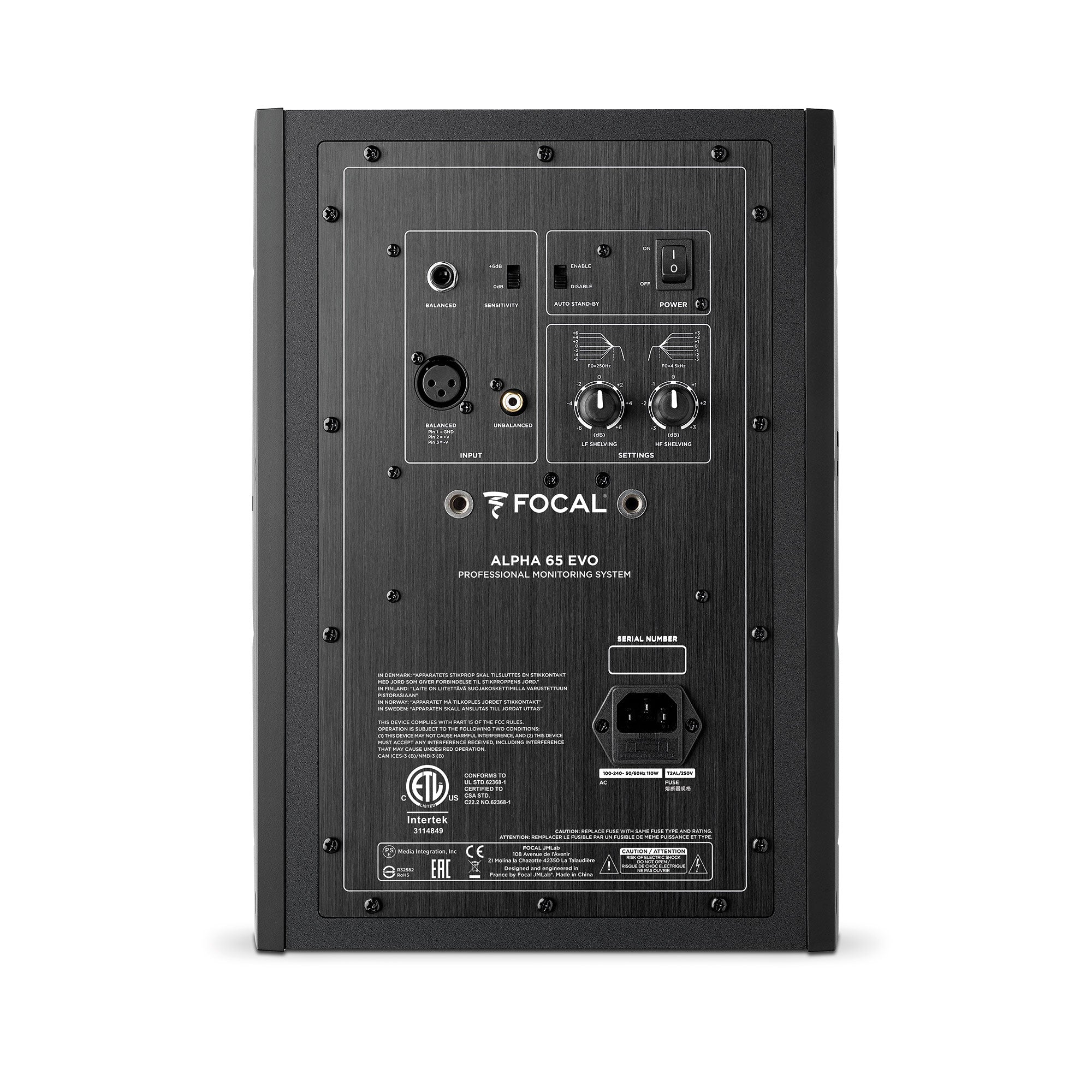 Focal Professional Alpha 65 Evo - Active 6.5-Inch 2-Way Studio Monitor (Single)