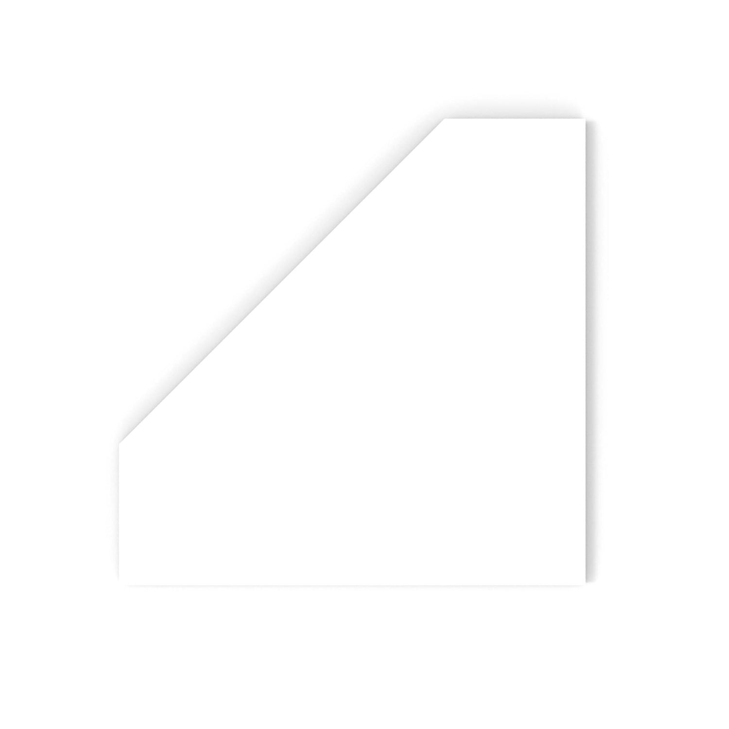 Glorious Modular Side Rack Adapter - Desk Plate for Sound Desk or Workbench Series (White)