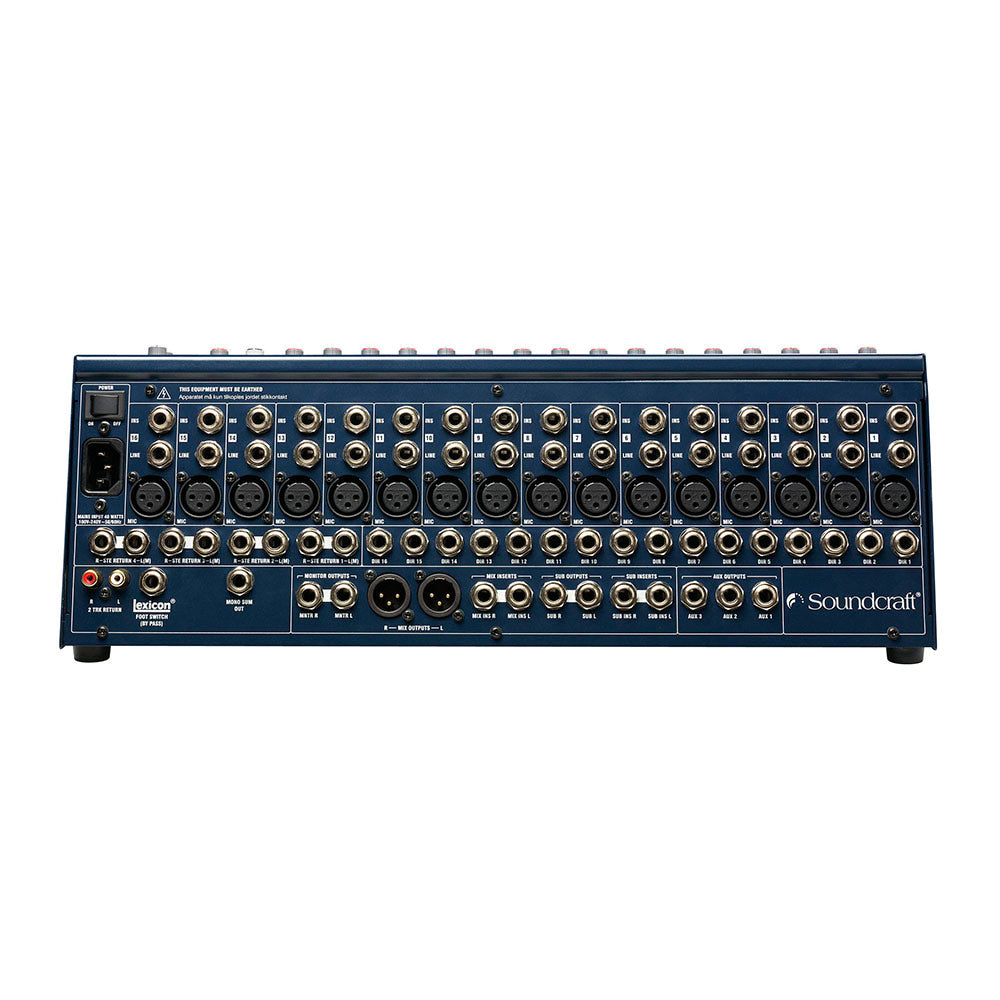 Soundcraft FX16ii 16 Channel Mixer (with Lexicon Effects)