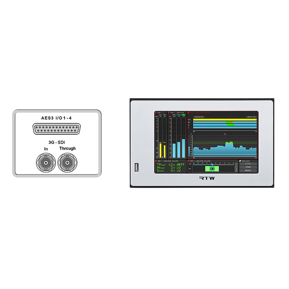 RTW TM7-Rack - Rack Mount Loudness Monitor with Analog and AES I/O