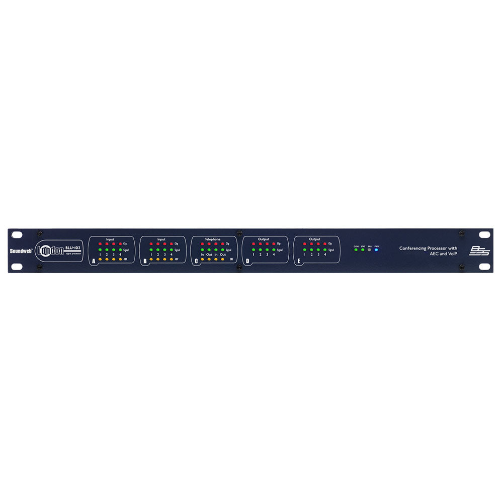 BSS BLU-103 Soundweb London Conferencing Processor with AEC and VoIP