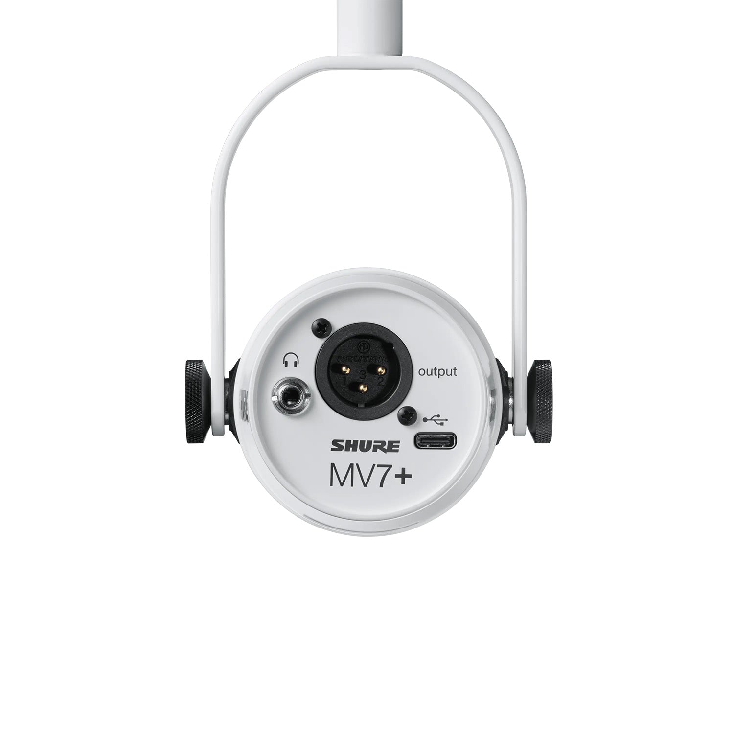 Shure MV7 Plus - Podcasting and Broadcast Microphone (White)