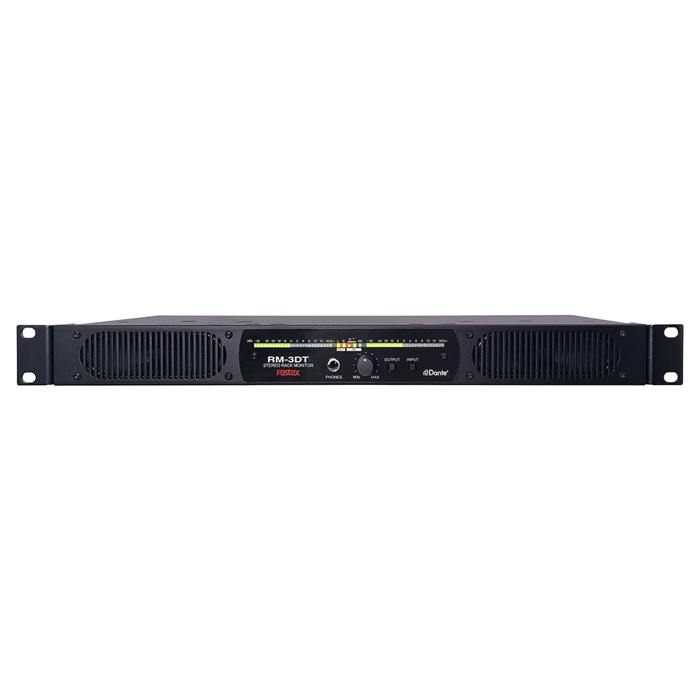 Fostex RM-3DT - Active Rack Mount Monitor Speaker with Dante Inputs