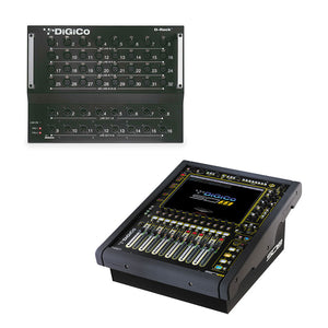 DiGiCo X-SD11IB-2P-SMOP - SD11B Compact Digital Mixer - Broadcast Rack Package with BNC MADI and Single-Mode HMA Optical