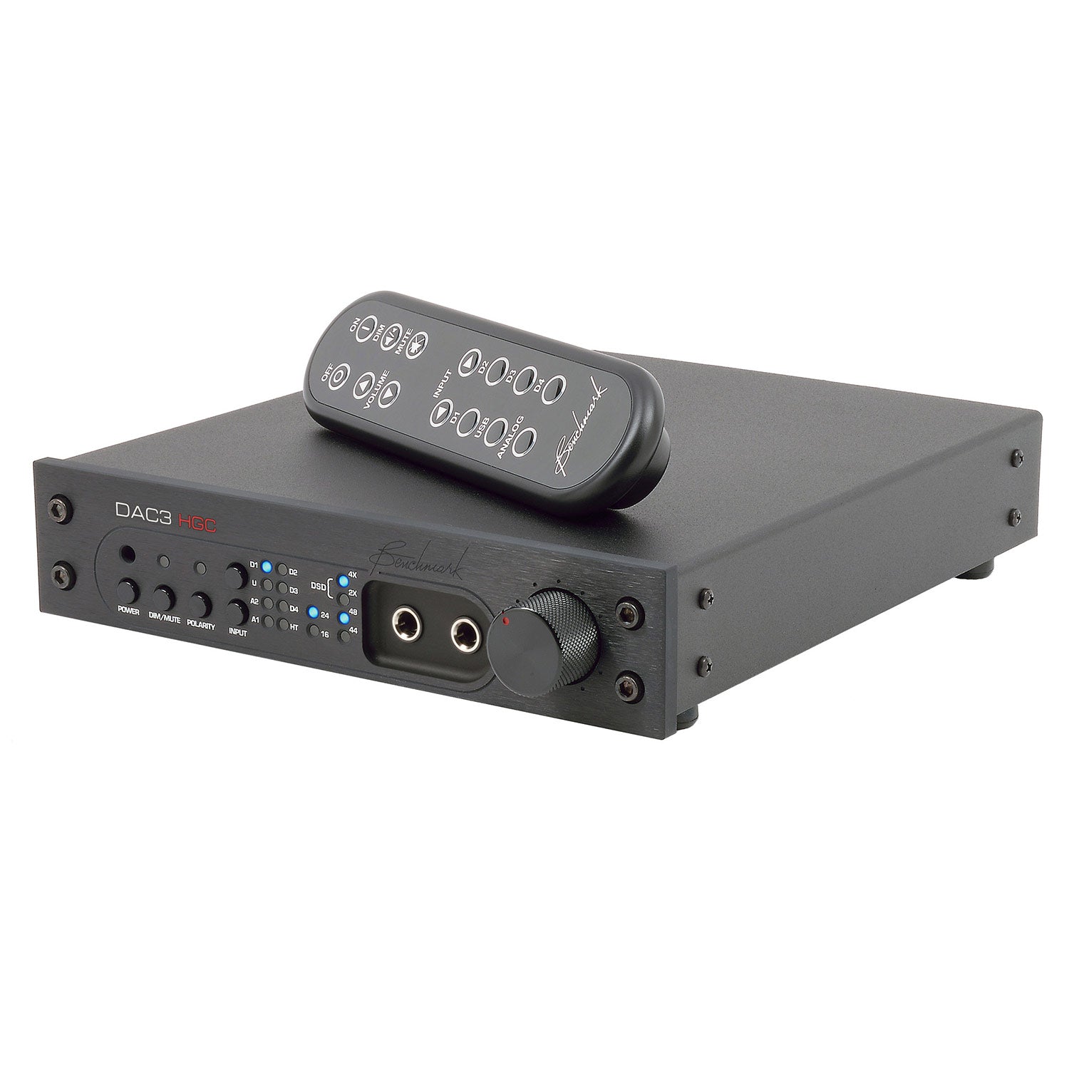 Benchmark DAC3 HGC Digital to Analog Converter with Headphone Amplifier (Black)