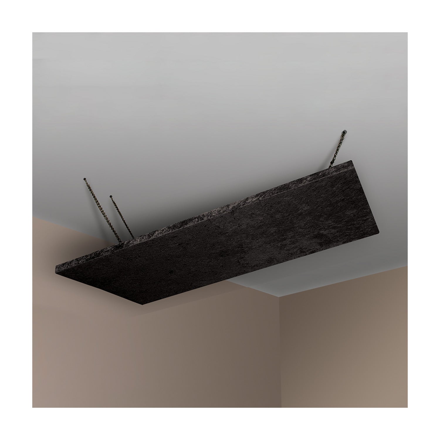 Auralex SonoLite Cloud Panel - 2x4 Foot 1.125" (Black) - Single with Fly Point Hardware