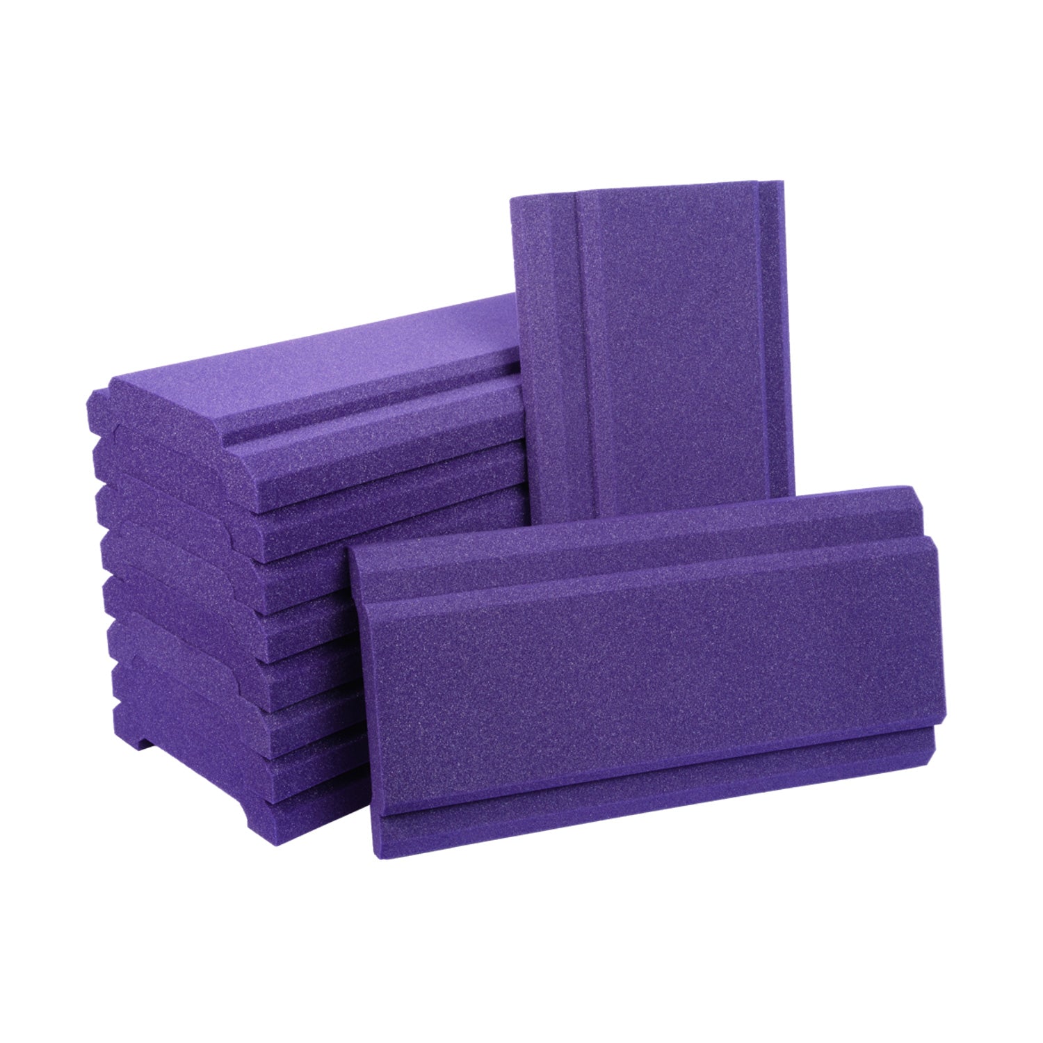 Auralex Studiofoam Royale - WaveCave 1x2 Foot Absorption Panels (Purple / Box of 10)