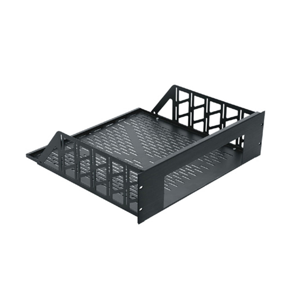 Middle Atlantic RSH4A5XX Five-Space Black Custom Rack Shelf - 20.5 inches Deep