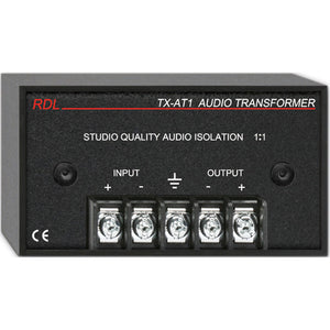 RDL TX-AT1 Audio Isolation Transformer - 600 Ohm 1:1